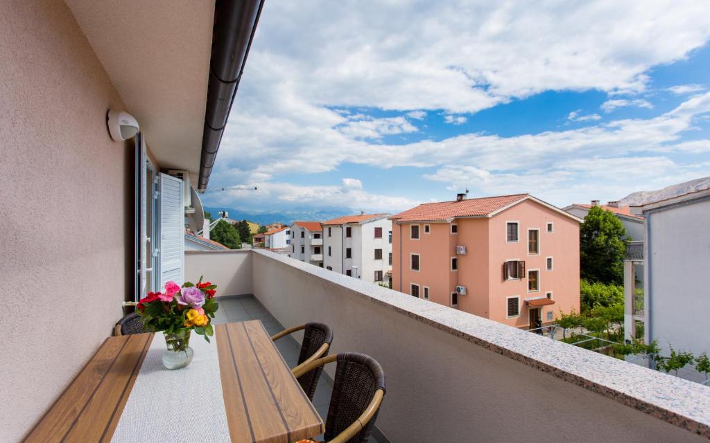 Balkon lub taras w obiekcie Apartments Hrgovcic