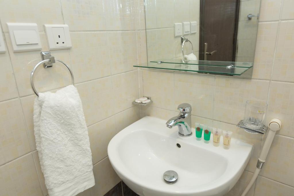 Koupelna v ubytování فندق المربع السابع Seventh Square Hotel