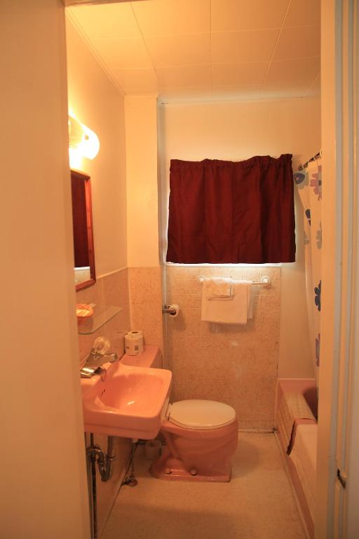 Koupelna v ubytování Regent Motel