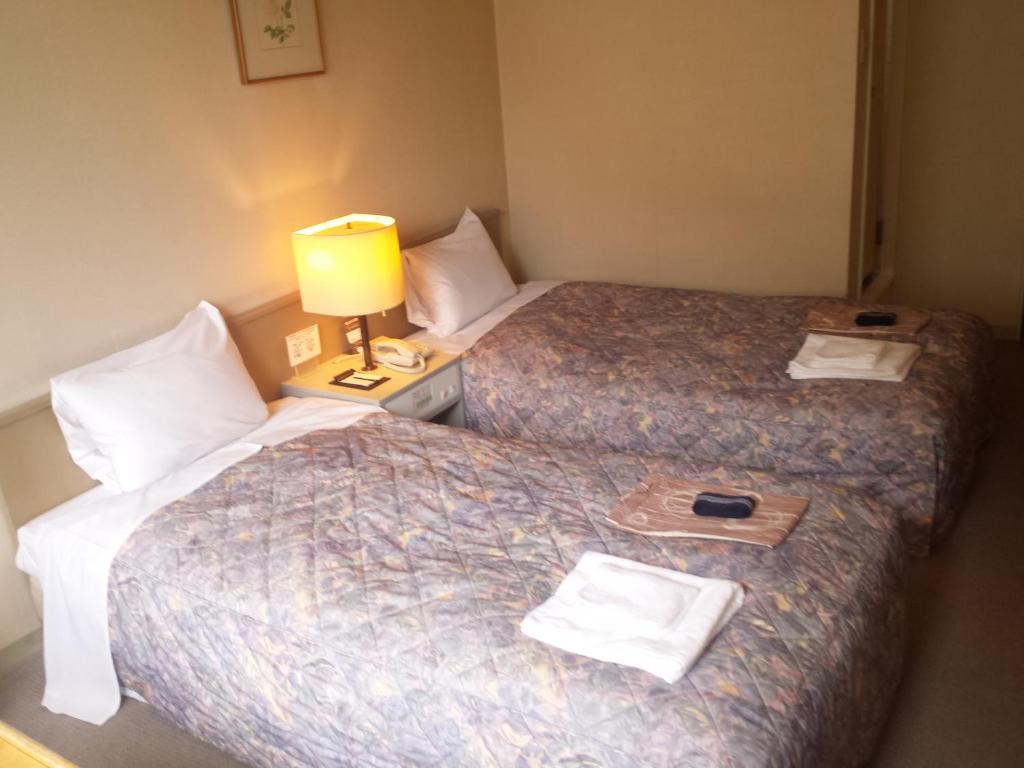 Postel nebo postele na pokoji v ubytování Mount View Hotel
