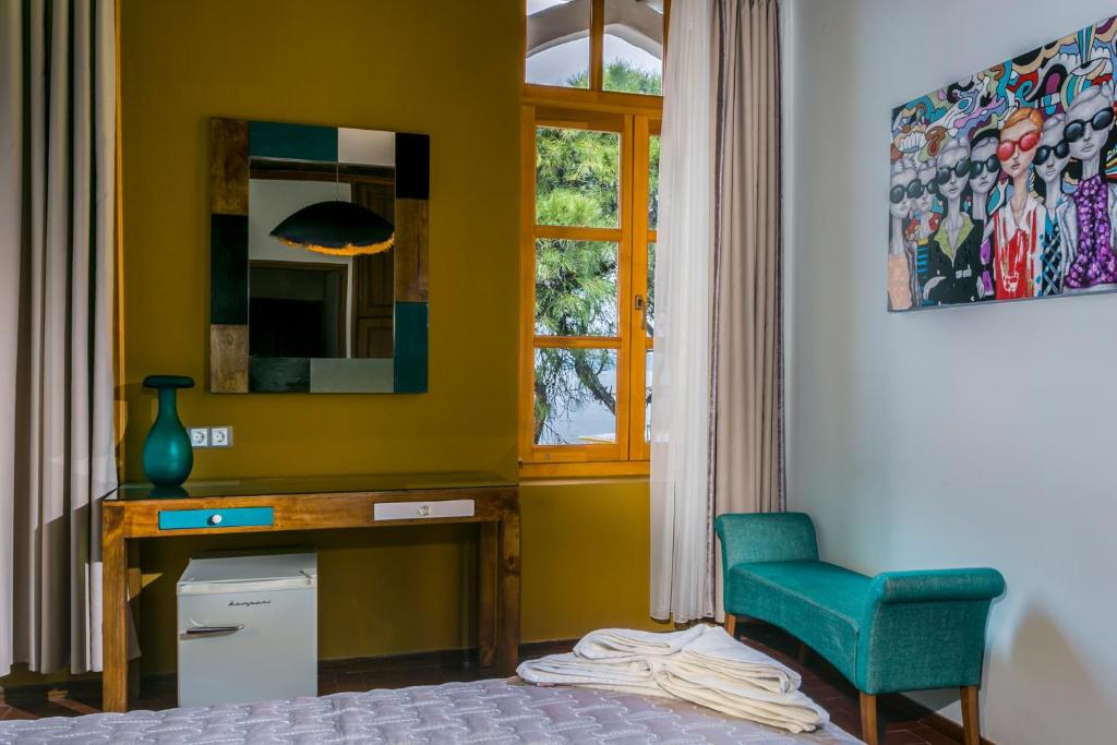Posteľ alebo postele v izbe v ubytovaní A for Art Hotel