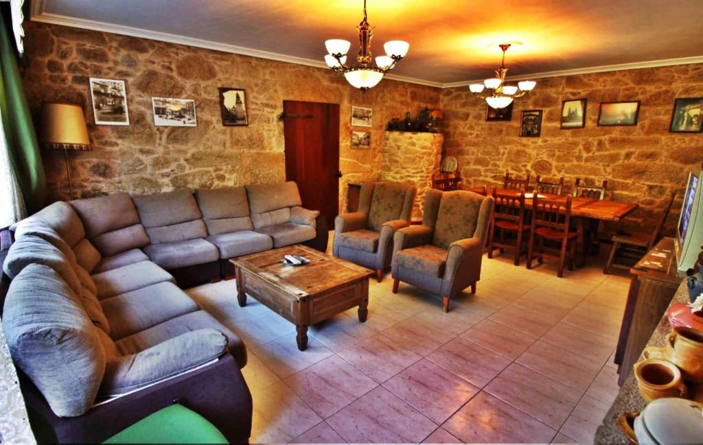 Część wypoczynkowa w obiekcie Casa Cunha