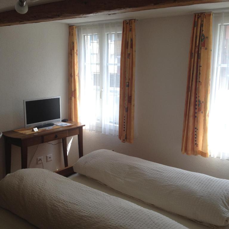 TV a/nebo společenská místnost v ubytování Hotel Sternen