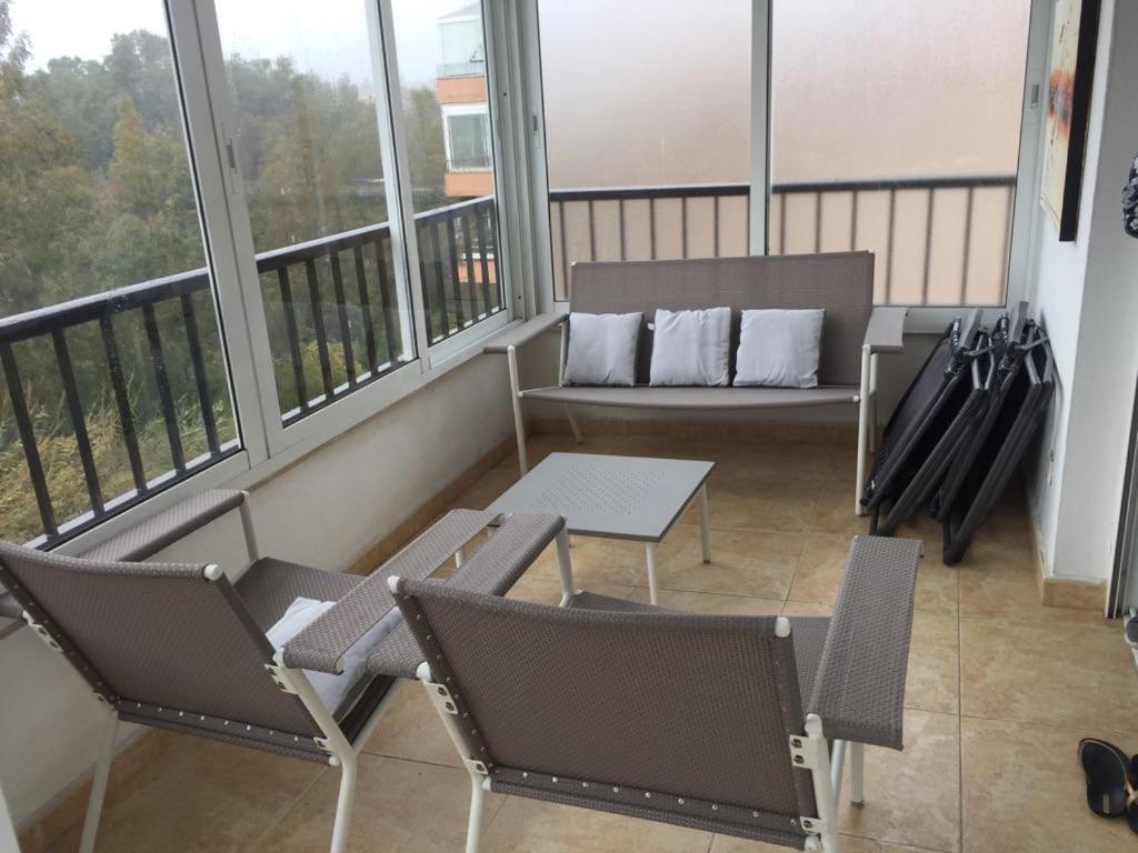 Część wypoczynkowa w obiekcie Apartamento Rio Mar