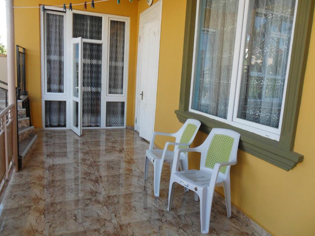 Balkón nebo terasa v ubytování Guest House Nika