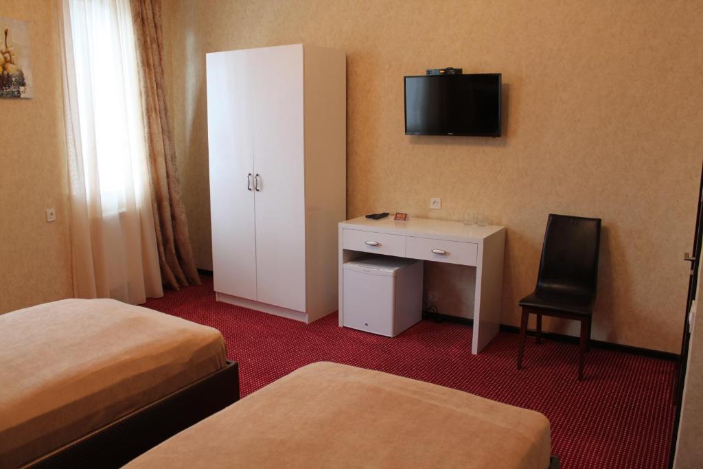 TV a/nebo společenská místnost v ubytování Hotel Avlabari