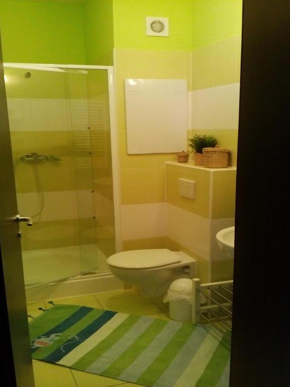 Koupelna v ubytování Apartman Paula 1