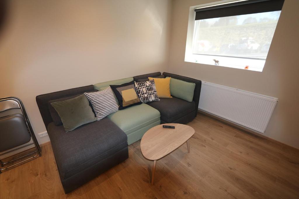 Posezení v ubytování K16Apartments