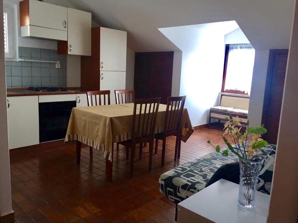 Kuchyň nebo kuchyňský kout v ubytování Apartment Martinovic