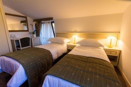 Postel nebo postele na pokoji v ubytování Guest House Šterk