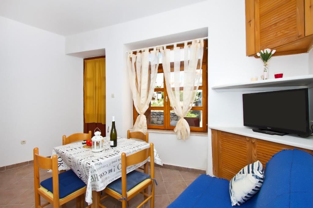 TV a/nebo společenská místnost v ubytování Apartment Center Marija