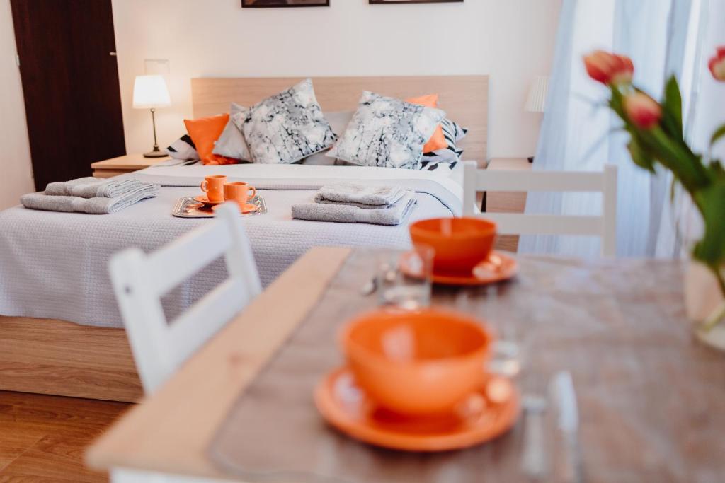 Posedenie v ubytovaní Garden Apartment
