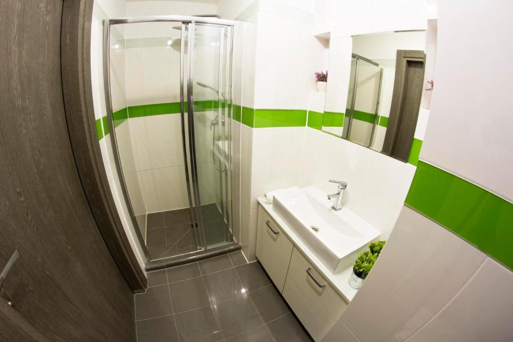 Kúpeľňa v ubytovaní Park Apartament
