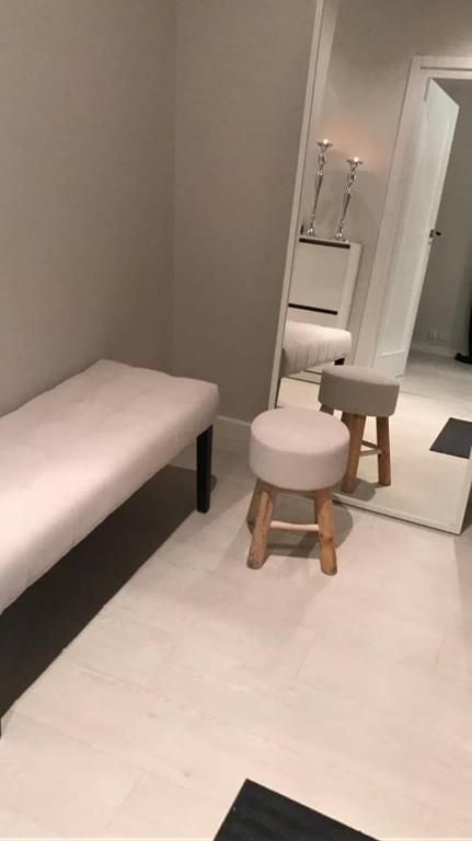 Posteľ alebo postele v izbe v ubytovaní Widok na Mazury Apartament przy Porcie