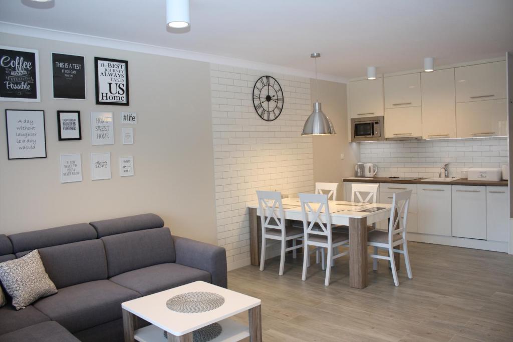 Kuchyňa alebo kuchynka v ubytovaní Apartament Luxury