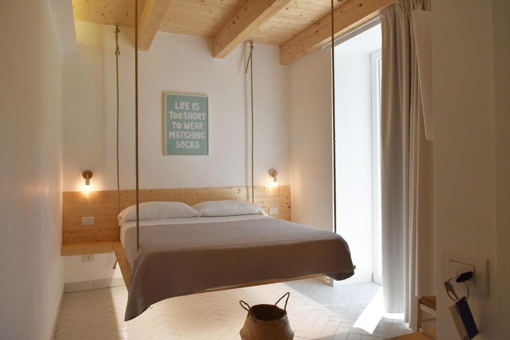 Postel nebo postele na pokoji v ubytování Casa Lucia