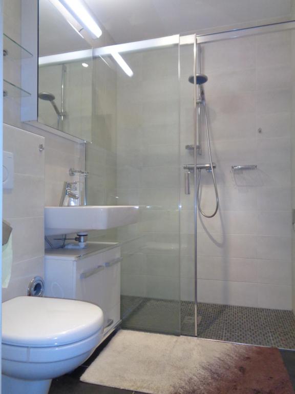 Kúpeľňa v ubytovaní Alpenappartements Domicil include Jokercard