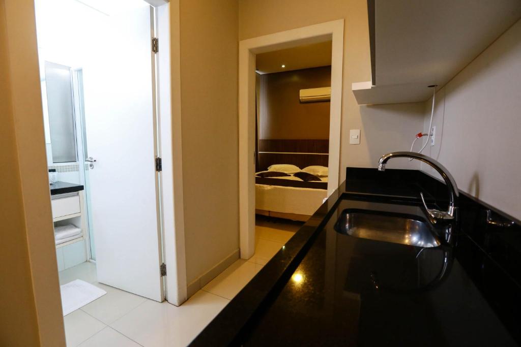 Postel nebo postele na pokoji v ubytování Hotel Emacite Flex