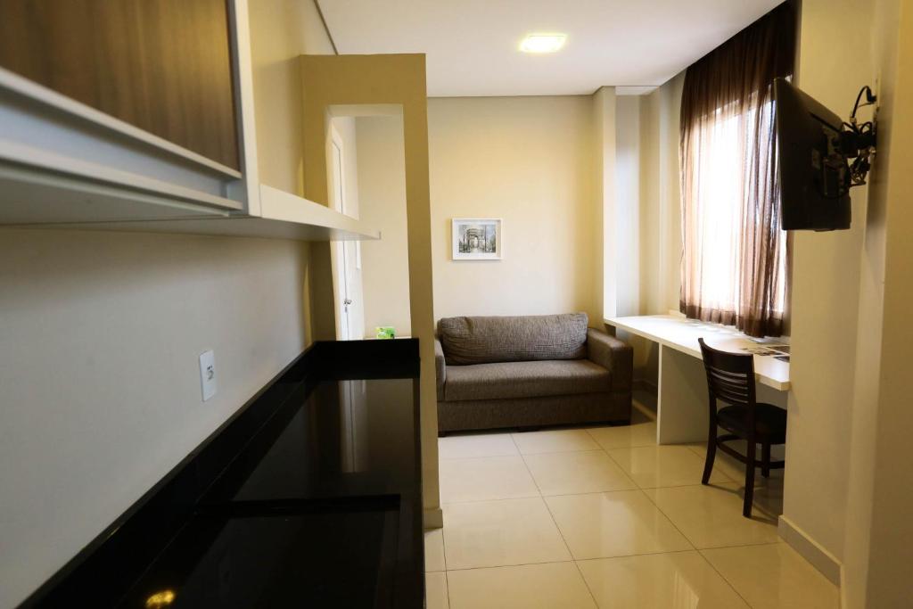 TV a/nebo společenská místnost v ubytování Hotel Emacite Flex
