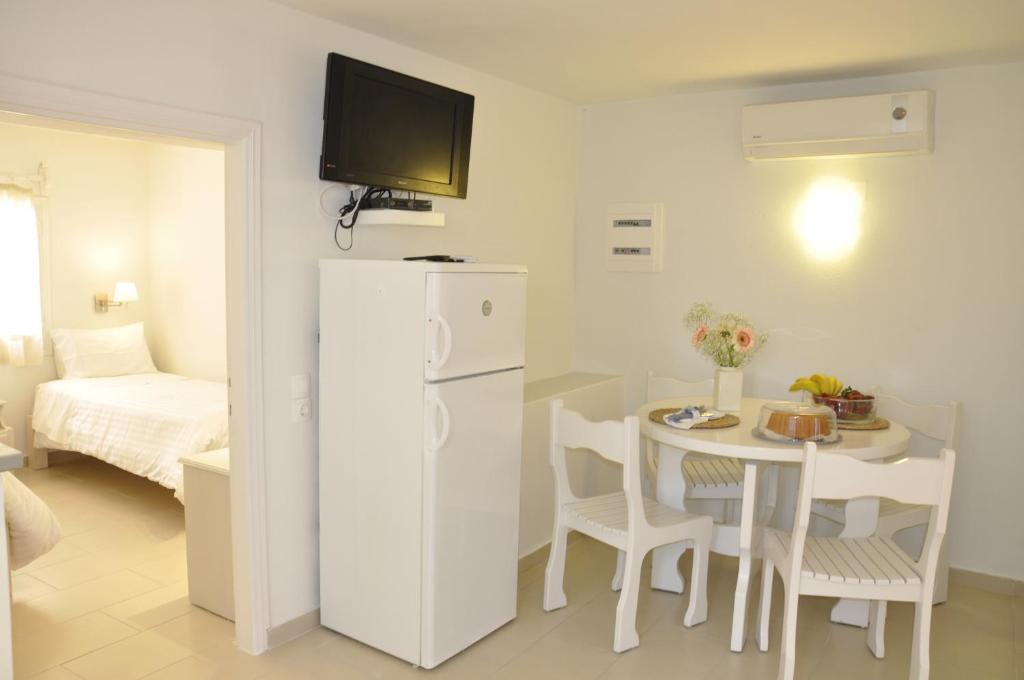 Kuchyň nebo kuchyňský kout v ubytování Ava Apartments