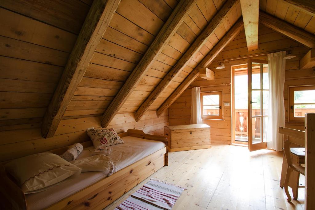 Posezení v ubytování Alpi Giulie Chalets