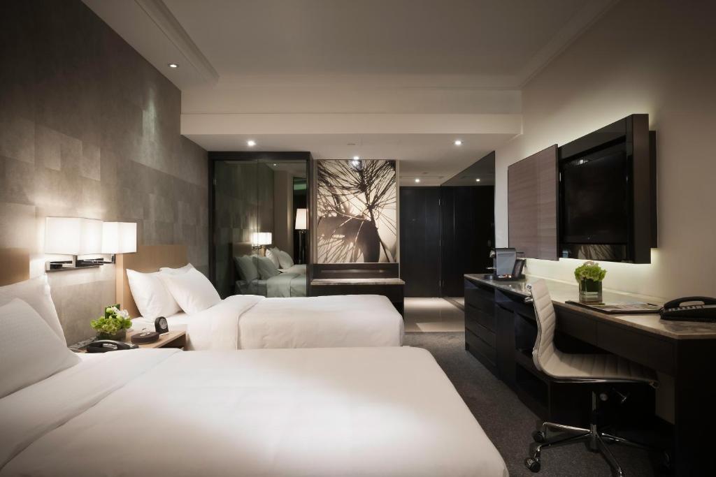Katil atau katil-katil dalam bilik di Gateway Hotel, Marco Polo