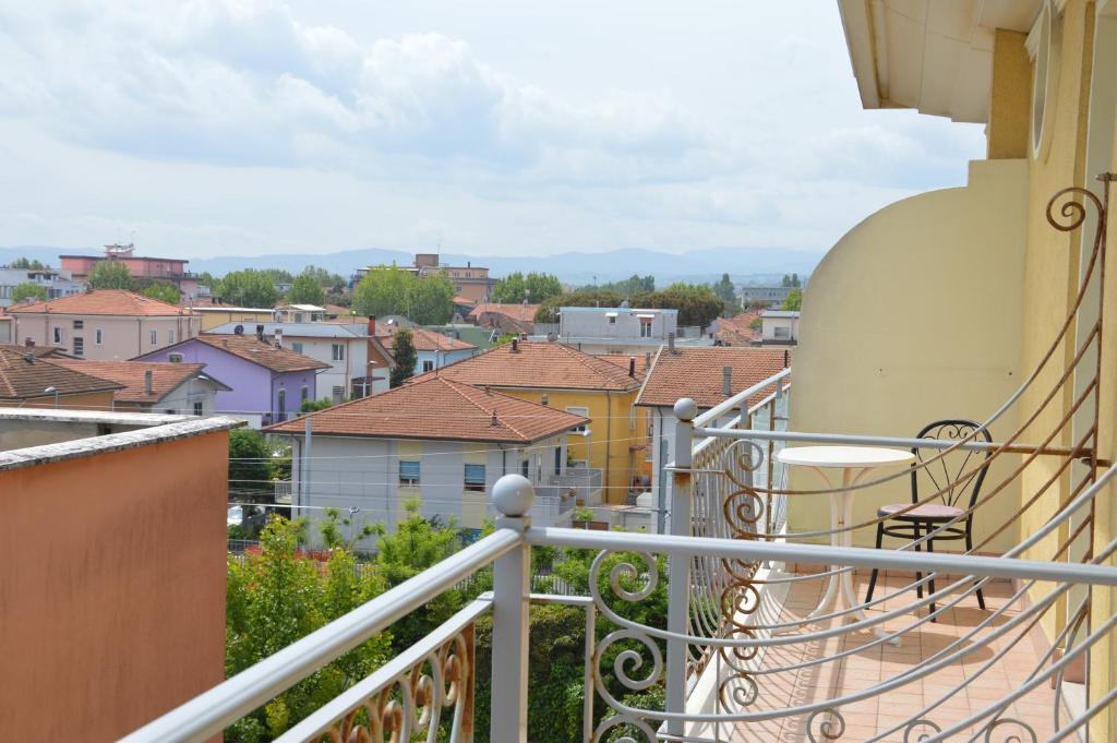 Balkón nebo terasa v ubytování Hotel Carolin