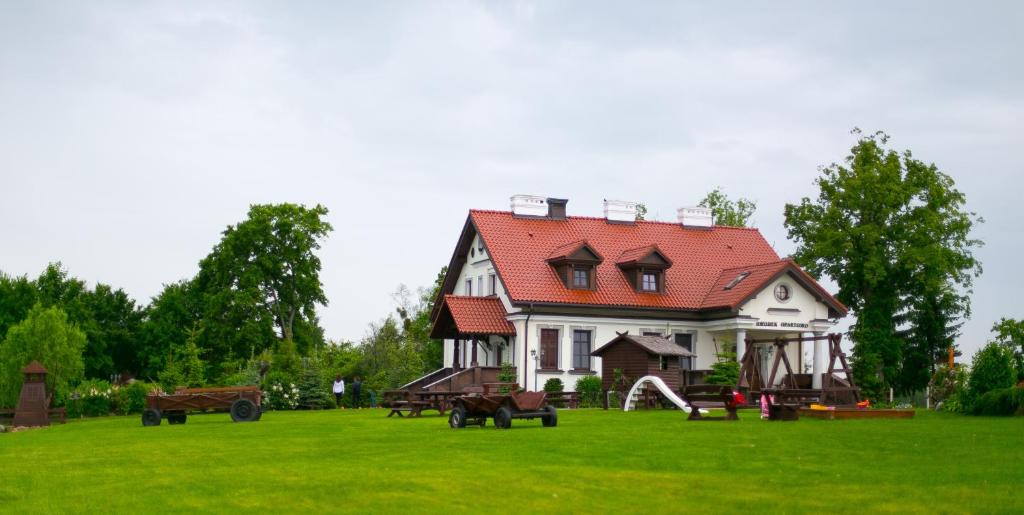 Zahrada ubytování Dworek Opartowo