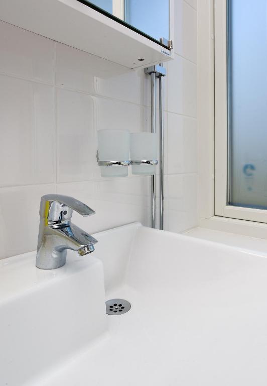 Koupelna v ubytování Kalmar Hotell