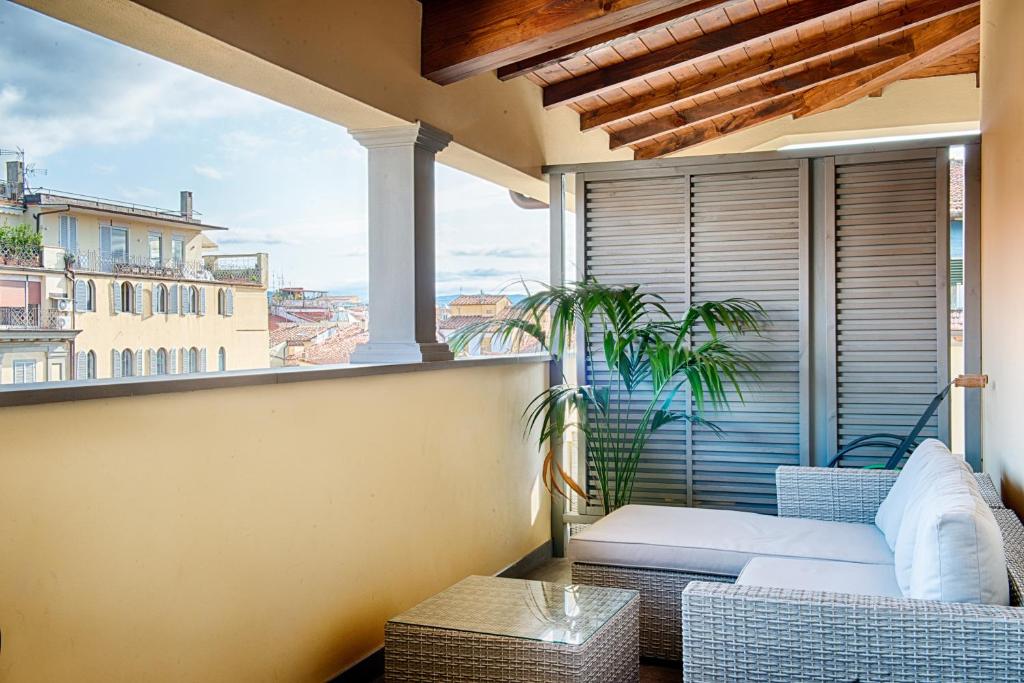 Balkón nebo terasa v ubytování Hotel Rapallo