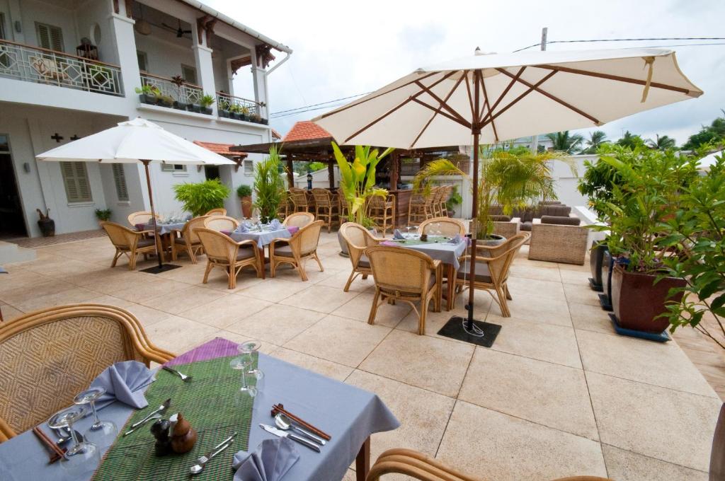 Balkón nebo terasa v ubytování Bambu Hotel