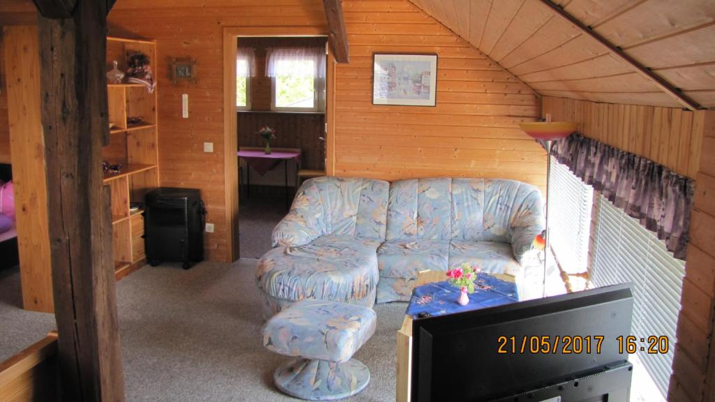Ein Sitzbereich in der Unterkunft Haus Läsker - Sächsische Schweiz