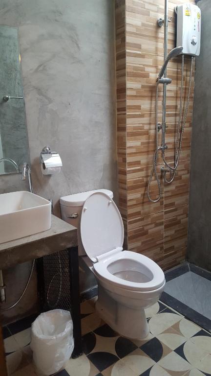 Koupelna v ubytování I-Talay Loft