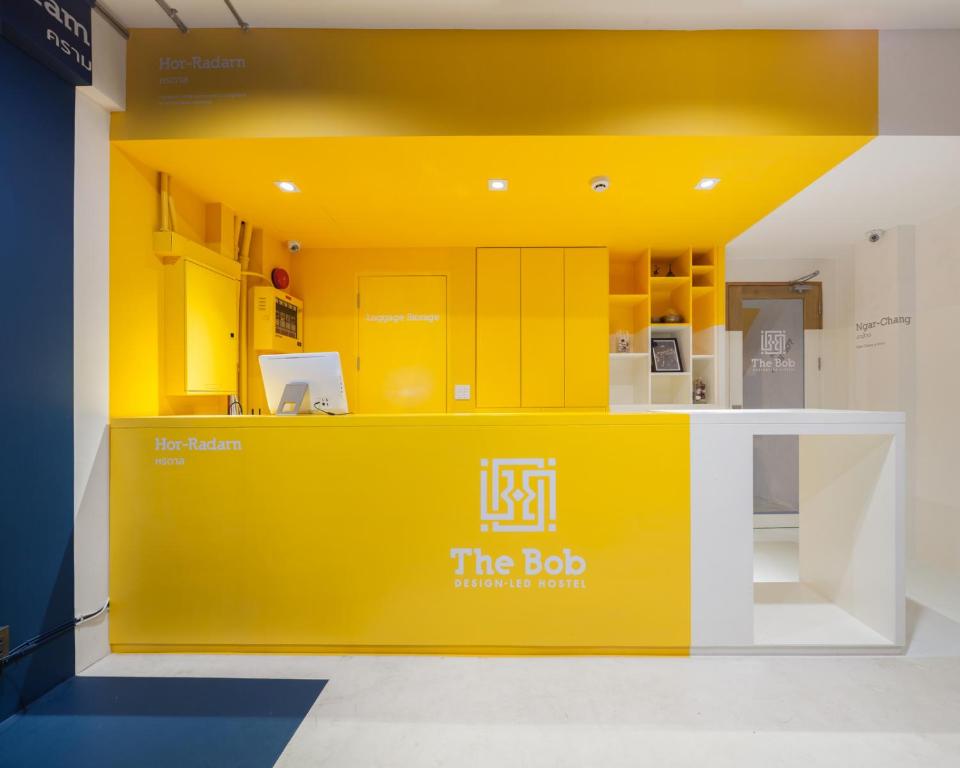 Vstupní hala nebo recepce v ubytování BoB Hostel บ็อบโฮสเทล
