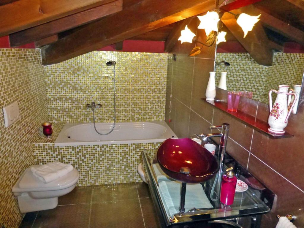 Kúpeľňa v ubytovaní Villa Morelli Gualtierotti