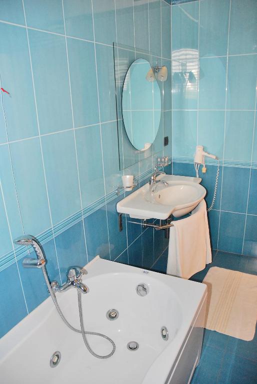 Koupelna v ubytování Hotel Costa Blu