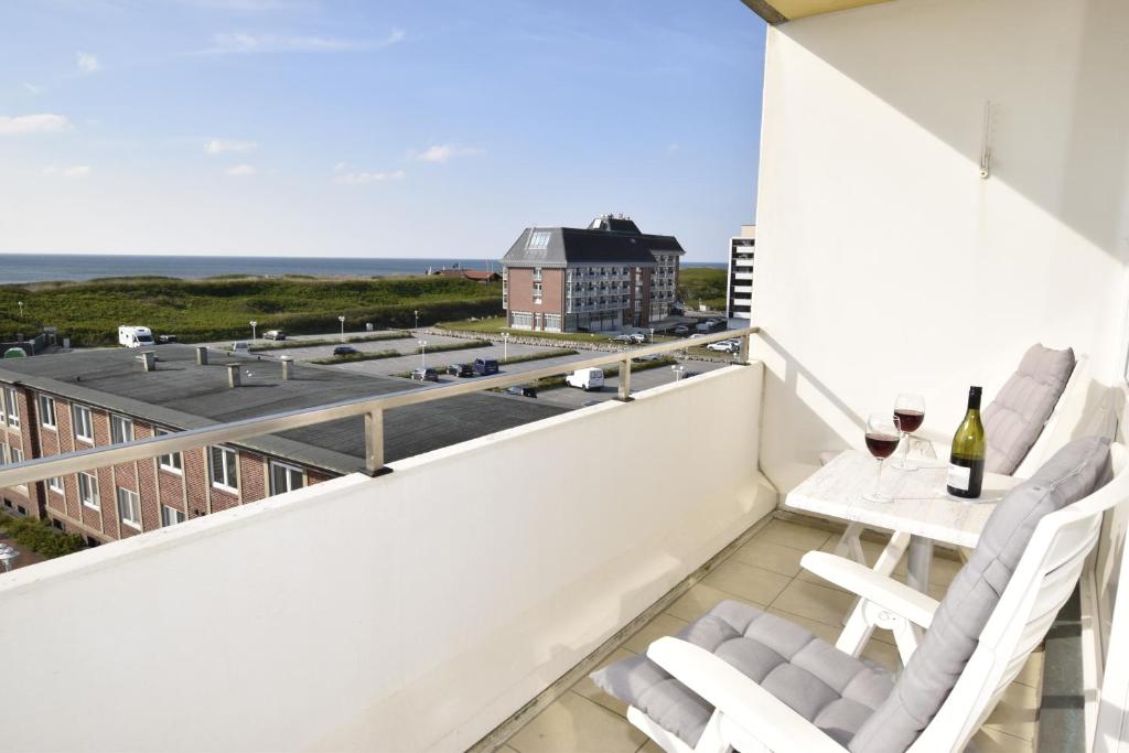 Balkón nebo terasa v ubytování Hotel Wiking Sylt