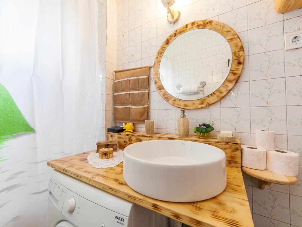 Koupelna v ubytování Holiday House Stari Volat