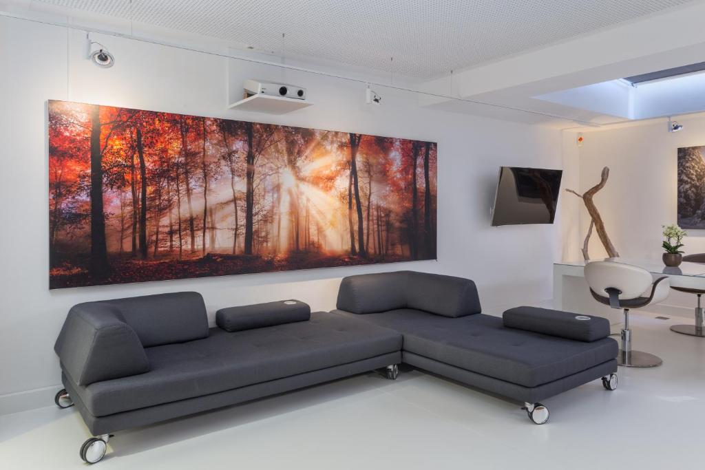 Posezení v ubytování Designferienhaus Altenmarkt Zauchensee