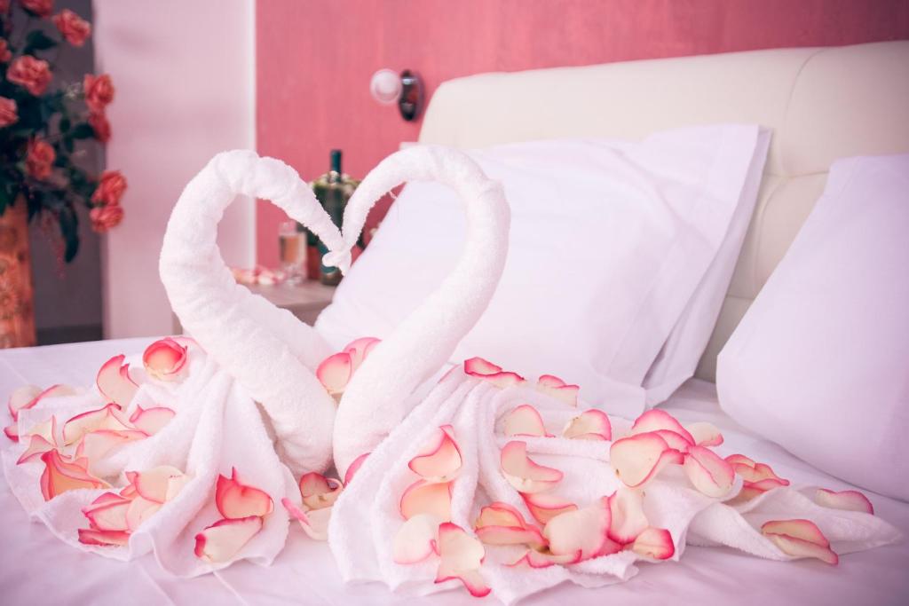 Postel nebo postele na pokoji v ubytování Il Sorriso B&B