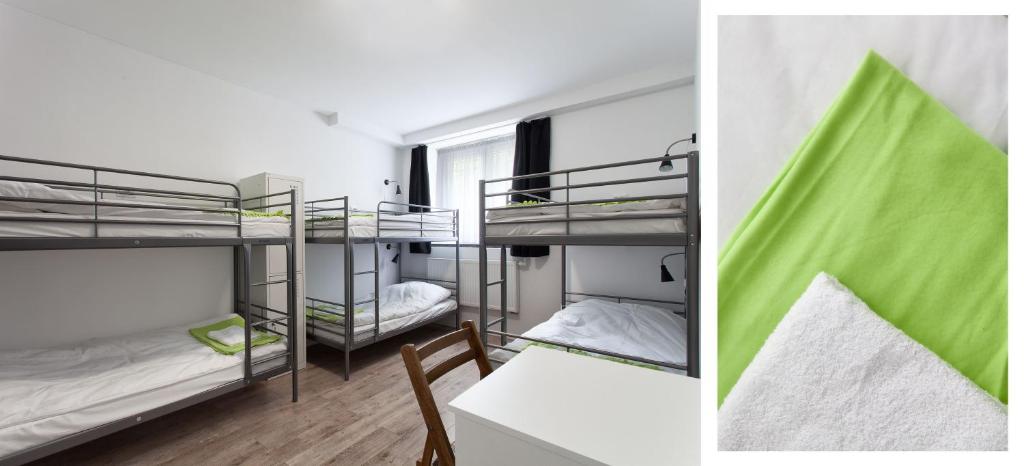 Posteľ alebo postele v izbe v ubytovaní Opera Hostel