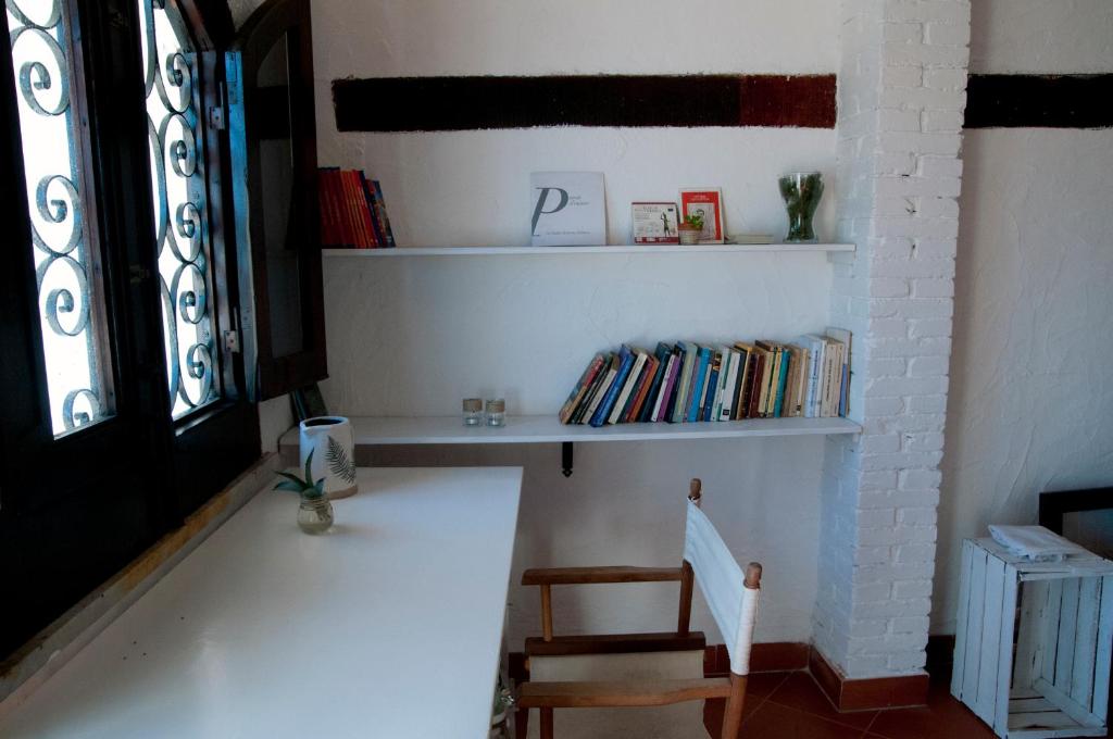 The library in the holiday home