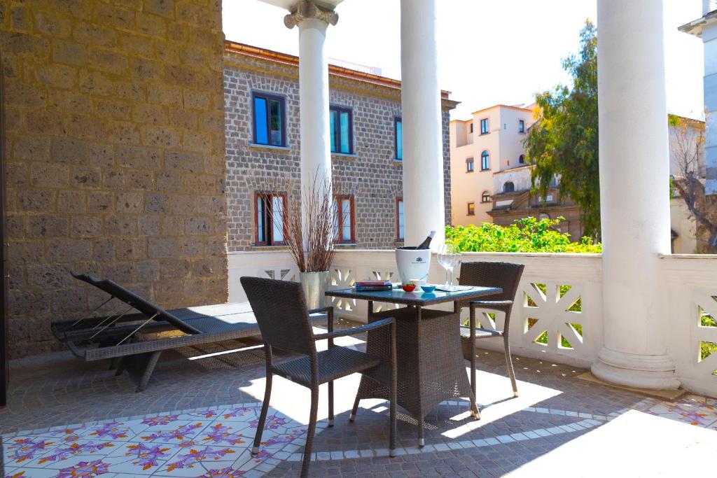 Balkón nebo terasa v ubytování Artis Domus Relais & Spa