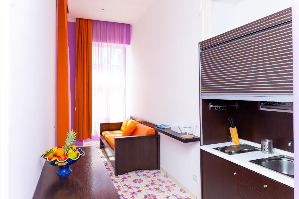 Kuchyň nebo kuchyňský kout v ubytování Artis Domus Relais & Spa