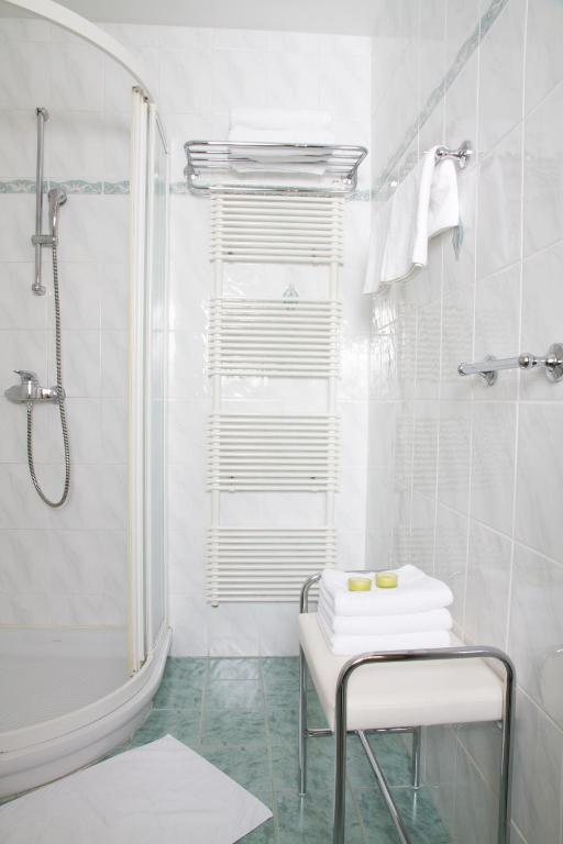 Koupelna v ubytování Guesthouse Avsenik