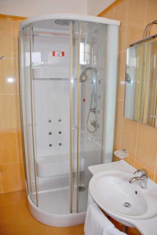 Koupelna v ubytování Hotel Costa Blu