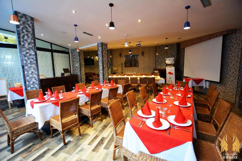 Restaurace v ubytování L'empreinte D'ifrane