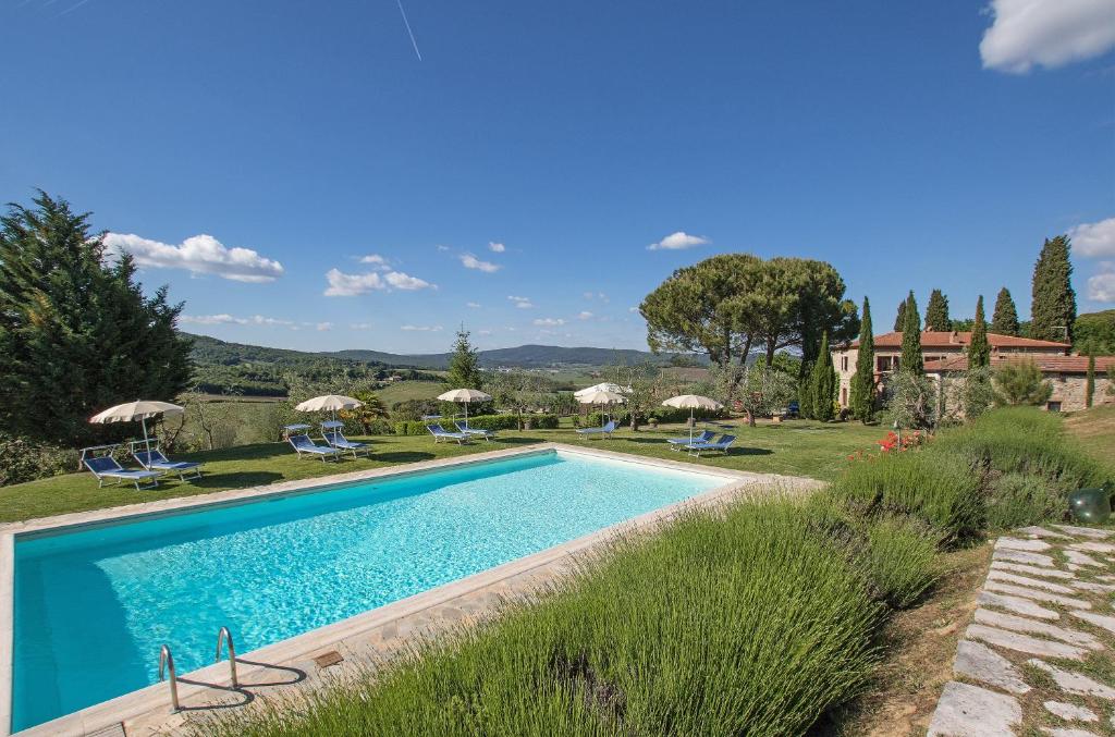 The swimming pool at or close to Podere Sant'Alessandro