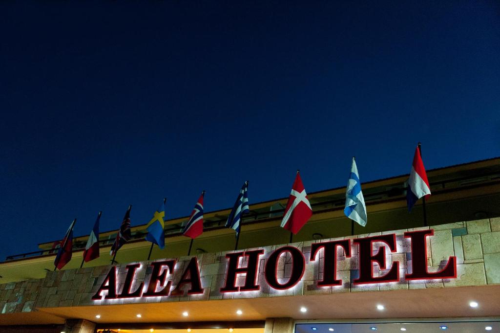 Certifikát, hodnocení, plakát nebo jiný dokument vystavený v ubytování Alea Hotel Apartments