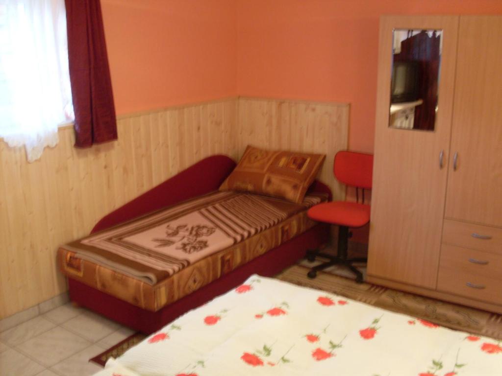 Postel nebo postele na pokoji v ubytování Apartament na Wrzosach